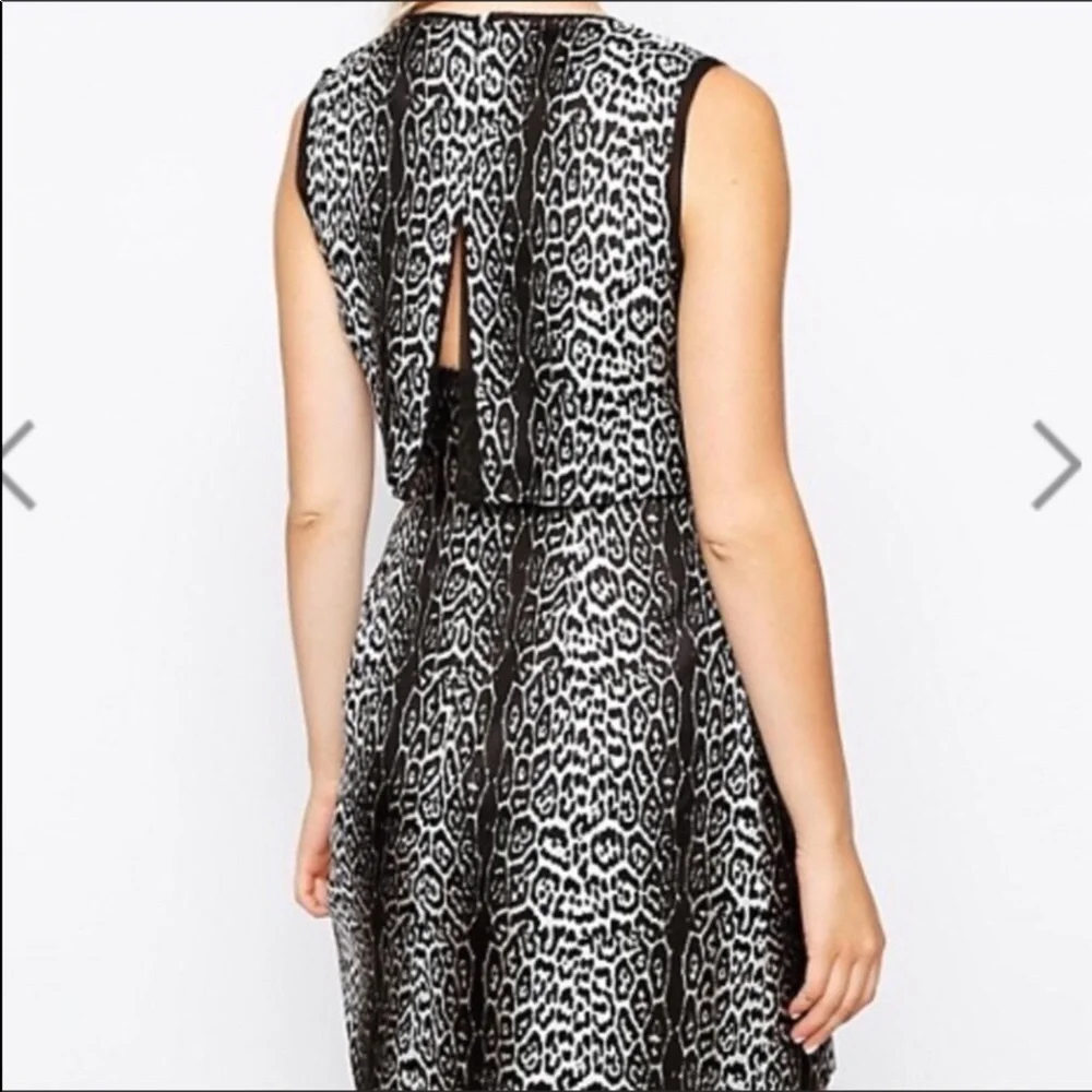 Reiss Stella Animal Print 100% Silk Dress NWT - Picture 8 of 8